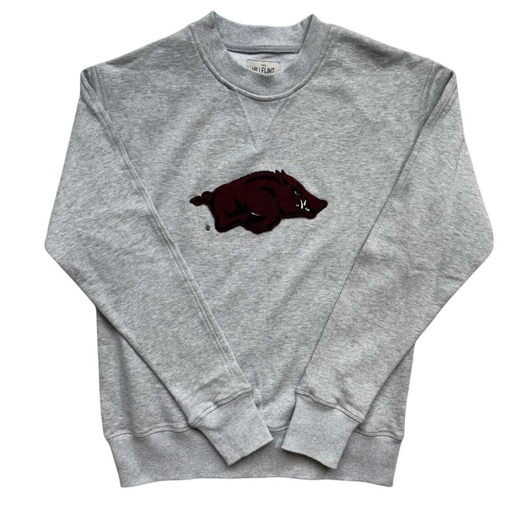 Arkansas Razorbacks Sweatshirt Hillflint Gray Women’s Size Small